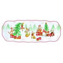Плато 37х14см Christmas Gang